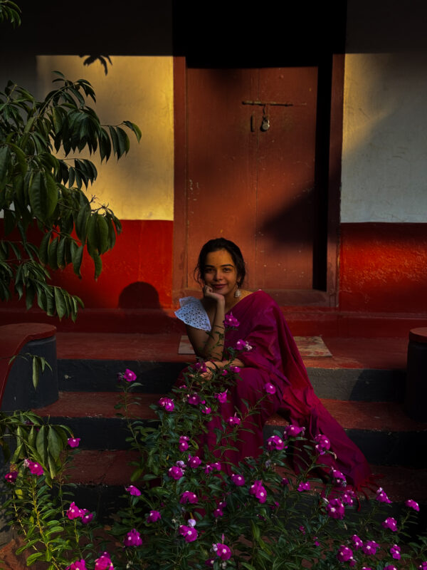 Wineish Saree - Image 4