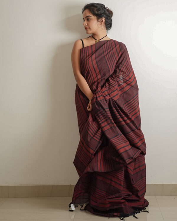 Coral Saree - Image 2