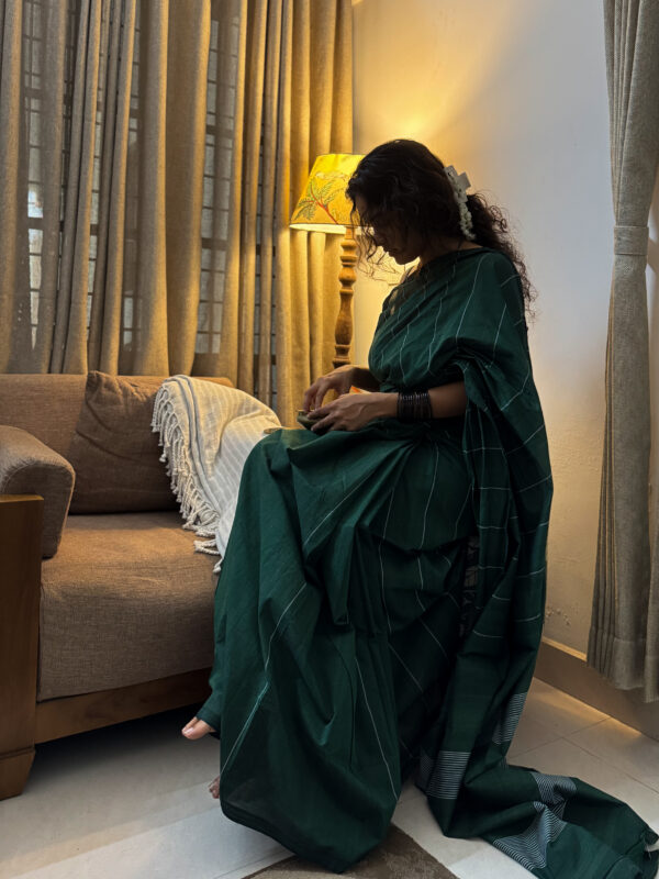 Marathakam saree - Image 4