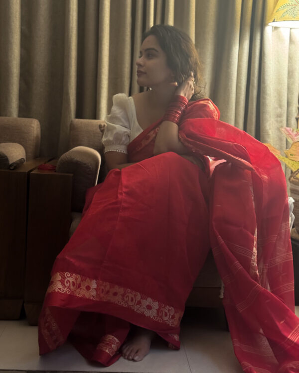 Gulmohar saree - Image 3