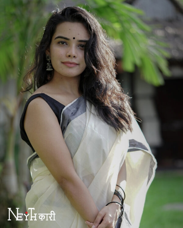 Kannaki black kara set mundu