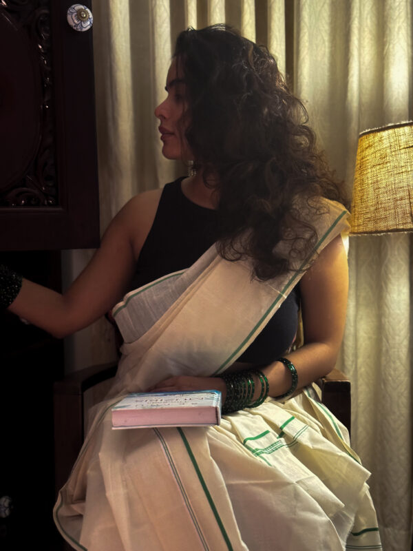 Pacha Puliyilakara set mundu - Image 8